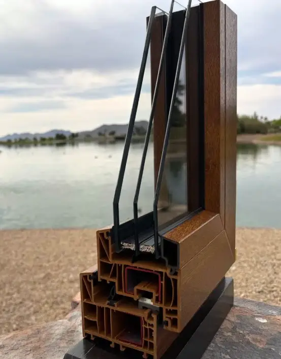 A window that is open on the ground.